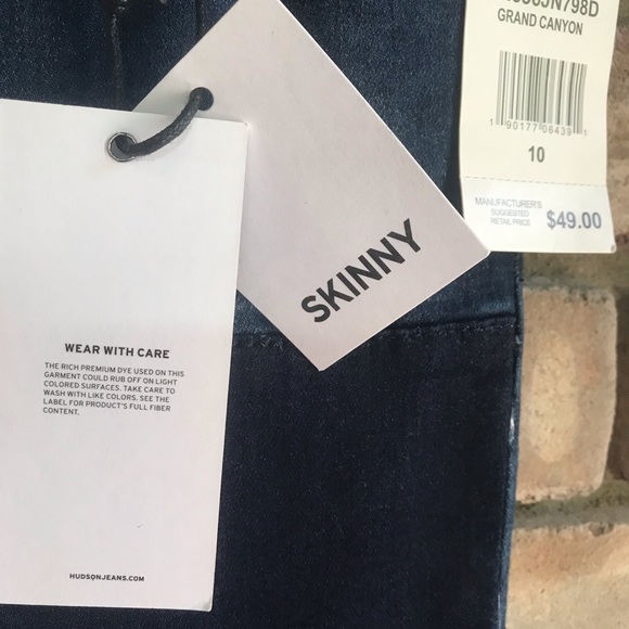 HUDSON Girls Distressed Skinny Jeans NWT - Picture 10 of 15